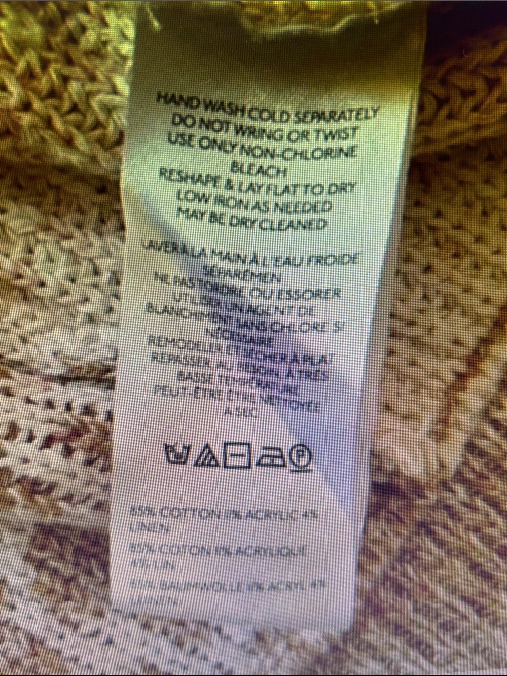 Pilcro Patchwork Patterned Cardigan in Beige, Brown, and Mustard - Picture 5 of 5